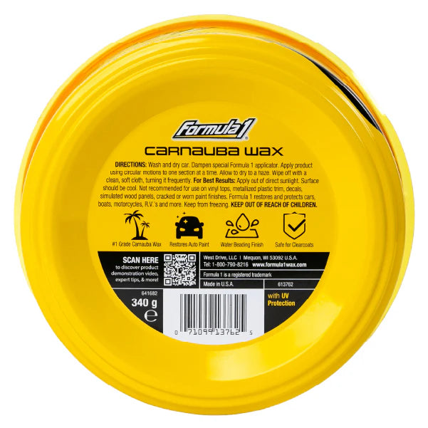 Formula 1 Wax Polish for Car and Bike